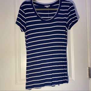 Striped blue t-shirt